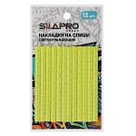 silapro набор светоотражающих накладок на спицы 12шт, 7.5см, abs