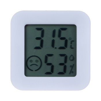 термометр гигрометр комнатный тм vetta, 4,4x4,4x1,5 см, пластик от магазина Барс