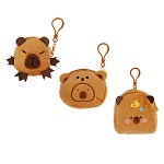 монетница детская мягкая "капибарик", полиэстер, пластик, тм игроленд, 1811-37 интернет-магазин «Барс»