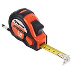 рулетка 3м х 16мм, магнит., 3 фиксатора,обрезин.корпус ермак