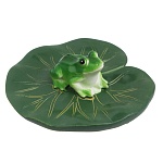 фигурка для украшения пруда "лягушка" тм inbloom, 11 см, пвх, полистоун от магазина Барс