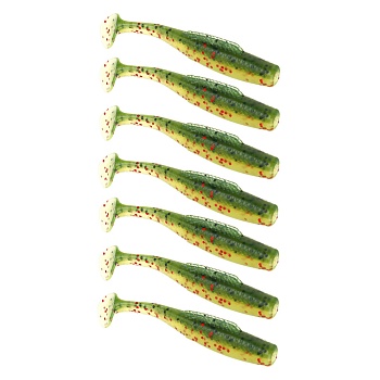 kaida приманка силиконовая риппер 3", 8см, 4гр, ht007, 7шт