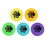 летающая тарелка "яркое лето", тм by sport, пластик, d20см, 5 цветов