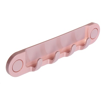 vetta classic планка для ванной комнаты, пластик, 4 крючка, 28х5,5х3 см, пудровый от магазина Барс