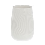 стакан для ванной комнаты тм vetta тиволи, керамогранит, белый, 6,5x6,5x9,5см от магазина Барс