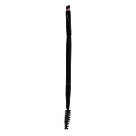 юниlook кисть для бровей двухсторонняя, дерево, металл, нейлон, 14,7см, черная