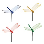 фигурка на стержне "стрекоза" тм inbloom, 5х9х25см, пвх, металл от магазина Барс