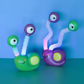 игроленд игрушка развивающая "улиточка" свет, 3xlr41, abs, pet, 15х10см, 2 цвета