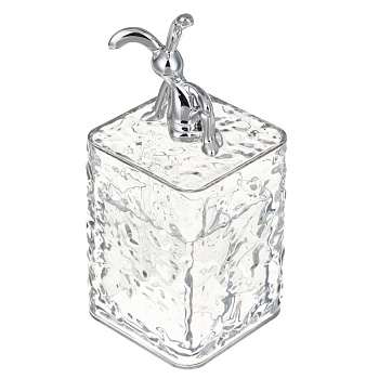 юниlook органайзер для мелочей с декоративной крышкой, 6,5х8,8см, ps, прозрачный, вз24-35