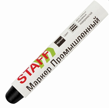 маркер для промышленной маркировки staff пм-100 твердый, черный, -20 до +40с