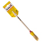 кисть круглая (20 мм) "heaman", натур. щетина, дерев. ручка