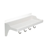 vetta полочка многофункциональная для кухни с 4-мя крючками, 35x13,5x11см, abs пластик от магазина Барс
