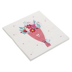 набор салфеток бумажных "букет", 33x33 см, 12 шт