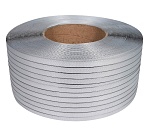 стреп лента 12мм*0,8мм (2 км), серая, (нагрузка на разрыв max 200 кг/с)
