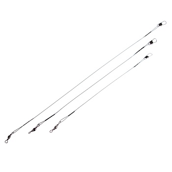 azor fishing набор поводков для жерлиц 10 шт, 15-30см, 3 вида