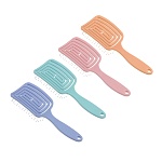 юниlook расческа массажная продувная, пластик, 19,5х6,5 см, 4 цвета
