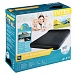 INTEX Матрас надувной PILLOW REST с подголовником, 203x183x25см, до 272кг, 64144