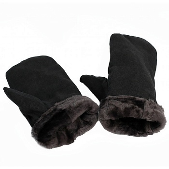 рукавицы утепленные с натуральным мехом (овчина)