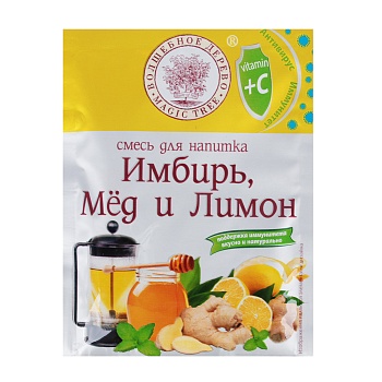 смесь для напитка "имбирь, мед и лимон"