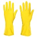Перчатки прочные тм VETTA, размер L, латекс, желтый цвет