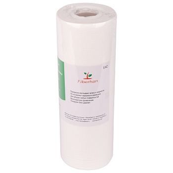 салфетка нетканая 120шт/рулон, 25*22см 40г/м2, fiberhan безворсовая hxwfp4001