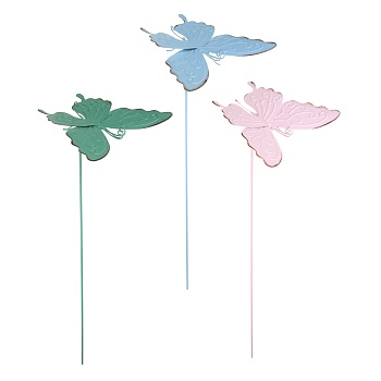 inbloom фигурка на стержне бабочка 14х60см, металл от магазина Барс