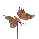 фигурка на стержне "бабочка" тм inbloom, 13х10х60см, пластик, металл от магазина Барс