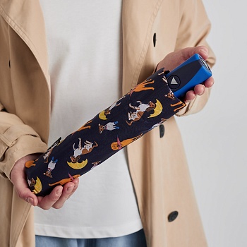 зонт, полуавтомат, сплав, пластик, полиэстер, 55см, 8 спиц, фиолетовый, арт.3