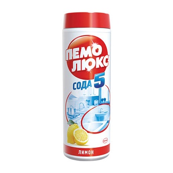 средство чистящее 480г. пемолюкс сода-5, "ослепительно белый", порошок, 1/36