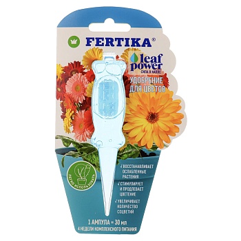 удобрение жидкое leaf power для цветов 1 ампула 30мл от магазина Барс