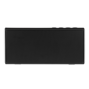 by колонка беспроводная flat, 2x3 вт, 1200мач, бт5.0, 22x10x5.6см, черный, пластик от магазина Барс