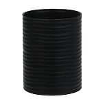 стакан для ванной комнаты тм vetta тренто, пластик, pp, черный, 7,5х7,5х10см от магазина Барс