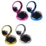 юниlook расческа складная с зеркалом дорожная, пластик, 6,5см, 4 цвета, p-01
