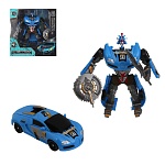 игроленд робот трансформирующийся "спорткар",pp, 19х19,5х7,5 см, 4 дизайна интернет-магазин «Барс»