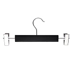 вешалка для юбок и брюк тм vetta, 28см, с зажимами, хром, цвет черный от магазина Барс