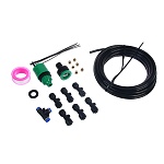 система распыления воды тм leben, 6м, 6 распыл., хомуты, фум лента, переходники 1/2", шланг интернет-магазин «Барс»