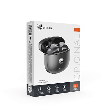 by наушники беспроводные tws silence, anc+enc шумоподавление, 35/300мач, bluetooth 5.3, черный от магазина Барс