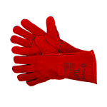 краги сварщика пятипалые спилковые с подложкой  "gward track"  1/60