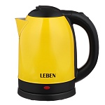leben чайник электрический, 2,0 л, 1800вт, металл, 220-240в интернет-магазин «Барс»