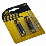 батарейки "alkaline" 1,5в, щелочная, тип aa, 2шт/уп. forza