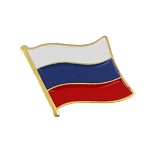значок на булавке флаг россии тм мечтай, 2,1 см
