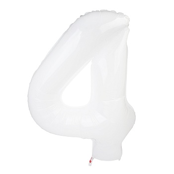 шар воздушный фольгированный "цифра" тм fntastic, 40", микс