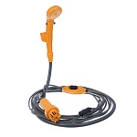 душевой набор автомобильный походный: лейка, шланг, шнур прикуривателя 12в, помпа, крючок, держатель