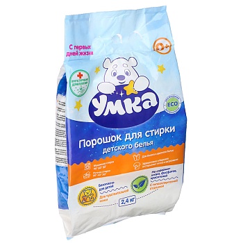 умка порошок для стирки детского белья 2,4 кг, союзмультфильм, bh88371um