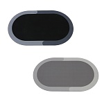 коврик для ванной комнаты тм vetta pietra, 50x80 см, 70% полиэстер, 30% резина, 2 цвета от магазина Барс