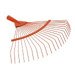 грабли веерные проволочные тм inbloom, 22 зуба, 35х38см, окрашенная сталь от магазина Барс