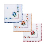 galante носовой платок, 100% хлопок, 28x28см, 3 цвета, арт.gl-2411