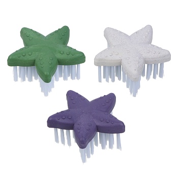 vetta щетка звезда, полипропилен, полиэтилентерефталат, 7,5х7,5х3,5 см, 3 цвета