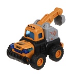игроленд машинка инерционная "спецтехника", трещотка, abs, 12,5х7х7,5 см, 4 дизайна интернет-магазин «Барс»