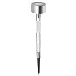 inbloom фонарь садовый на солнечной батарее, 5.5x34.5см, 1.2v aaa, 1led* мульти, пластик, нерж.сталь от магазина Барс